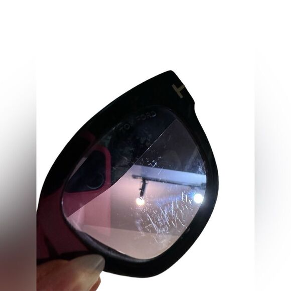 Tom Ford Beatrix 52MM Polarized Lens Oversize Square Sunglasses Black main image 3